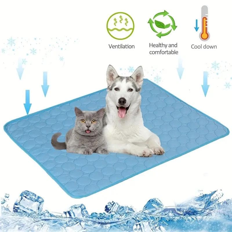 Kühlmatte für Hunde, Sommer, kaltes Haustierbett, extragroß, für kleine und große Hunde, Haustierzubehör, strapazierfähige Katzendecke, Sofa,