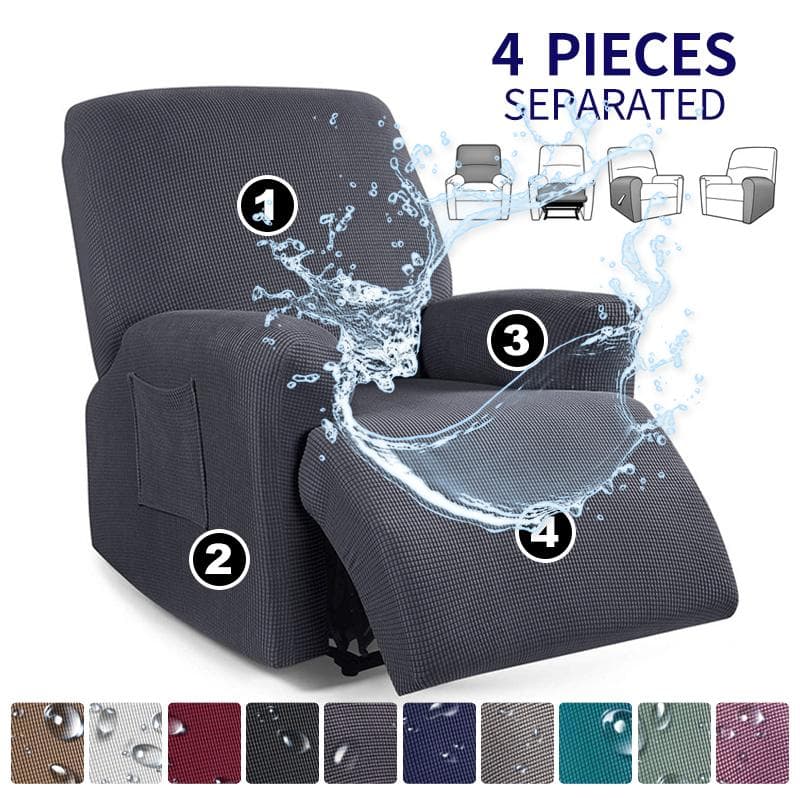 Wasserdichter Bezug aus Polarfleece für Liegestühle, Split-Relax-All-Inclusive-Lazy-Boy-Stuhlbezug, Schonbezüge für Liege, Couch, Sofa, Sessel