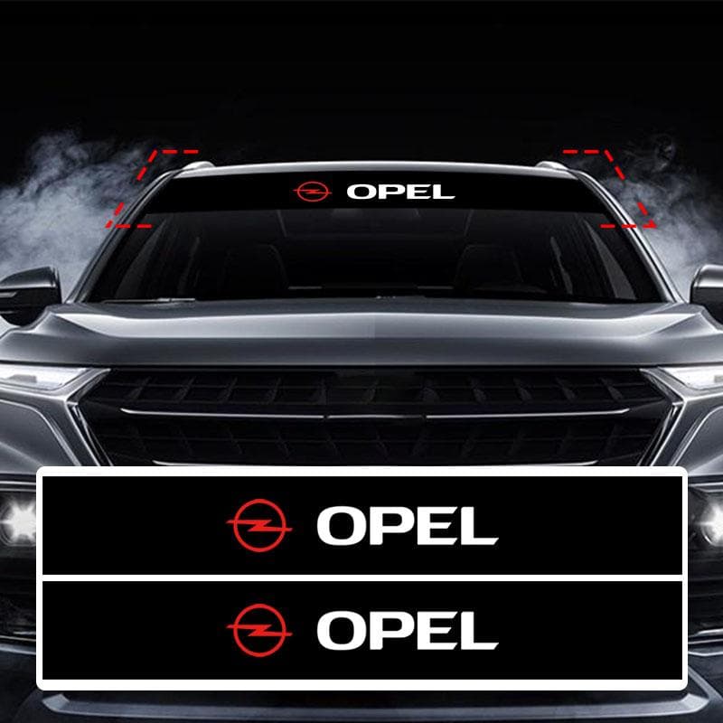 Auto Frontscheibenaufkleber Vorne und Hinten Dekorative Embleme Für Opel Insignia Astra Antara Meriva Zafira H G Corsa