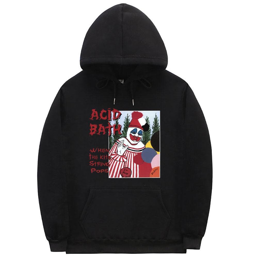 Acid Bath Hoodie Psychic Tv Coil Sludge Metal Unisex Damenmode Vintage Lose Hoodies Tops Hip Hop Rock Punk Gothic Sweatshirt cm