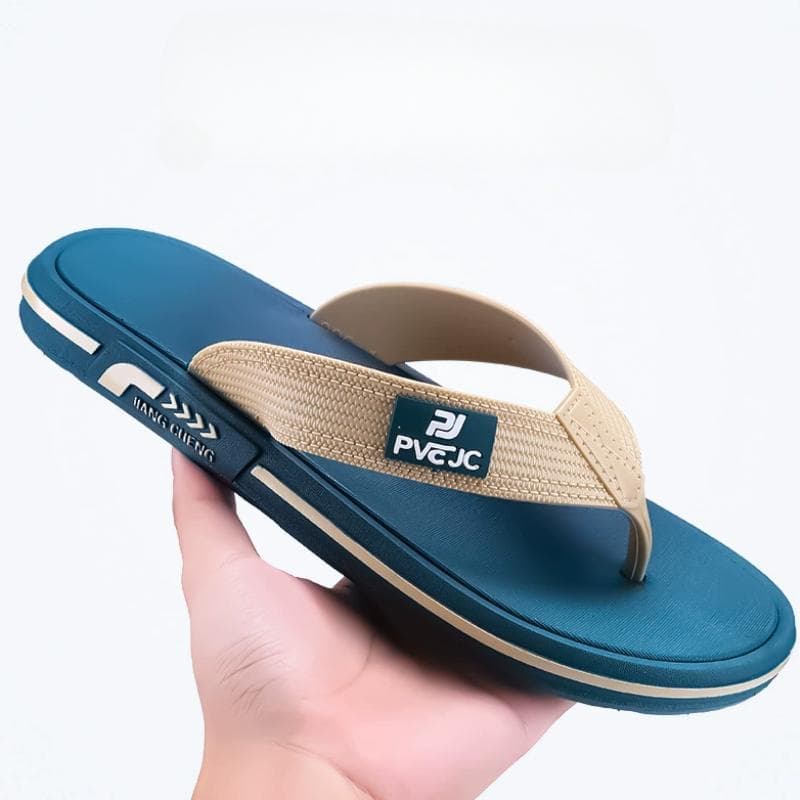 Herren Sommer Anti-Rutsch Verschleißfeste Flip-Flops Plattform Sport Strand Sandalen cm weiß