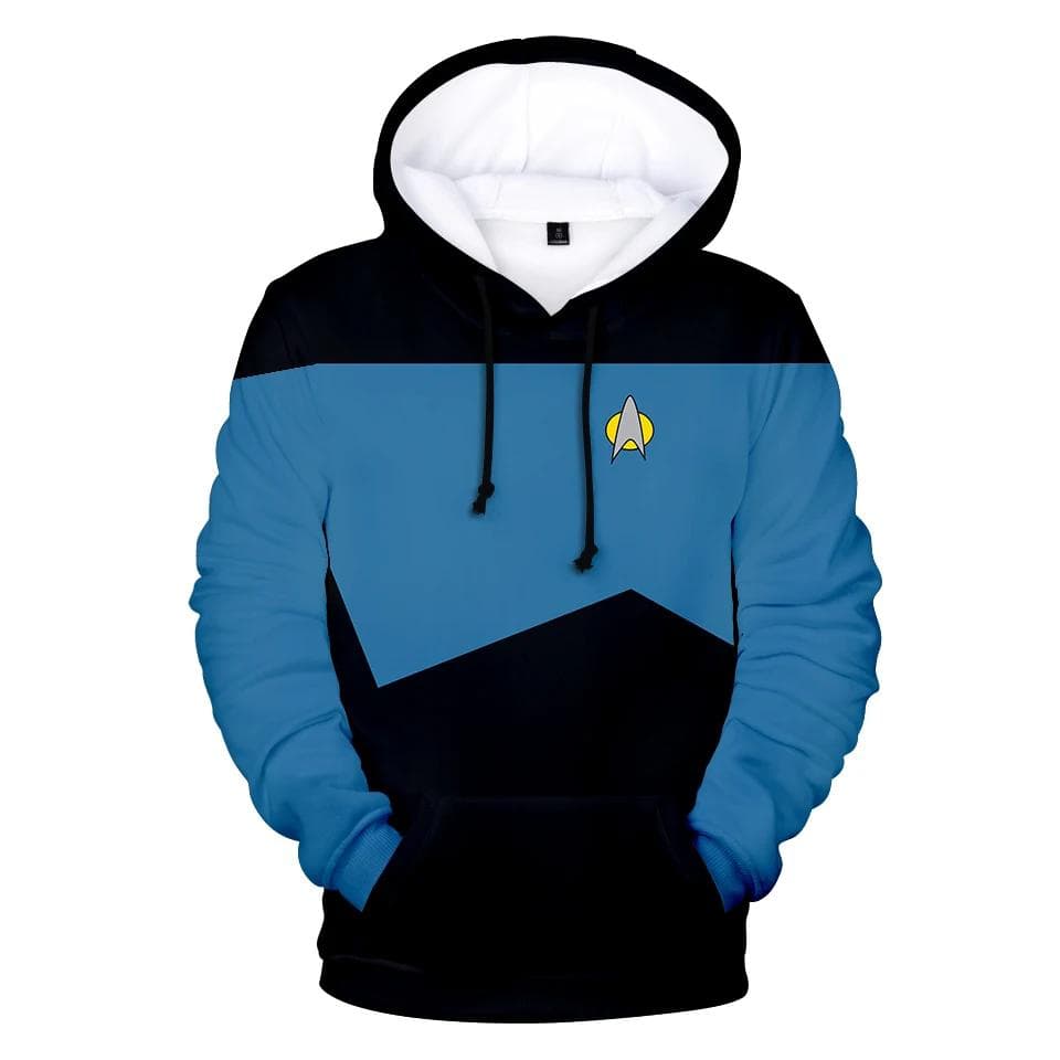 Heißer Film Star Trek 3D Hoodies Sweatshirts Mode Langarm Kleidung Star Trek Cosplay Hoodies Plus Größe Männer/Frauen Streetwear cm