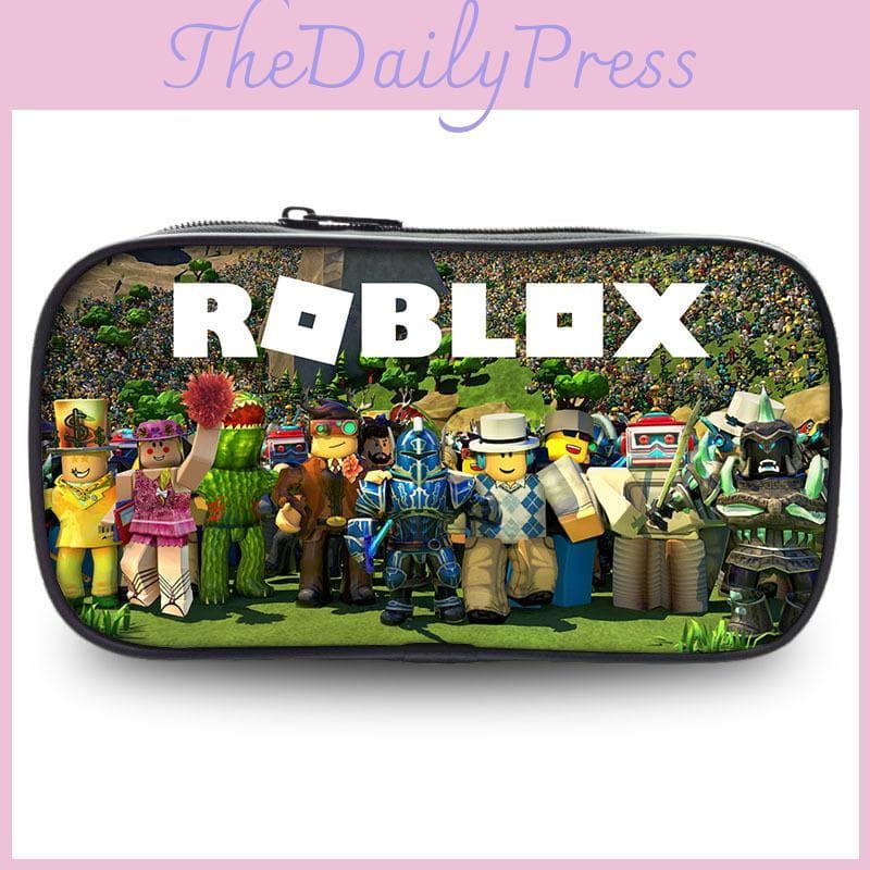 Geräumiges Roblox Federmäppchen Strapazierfähiges Oxford-Gewebe Lustige Designs Für Schüler