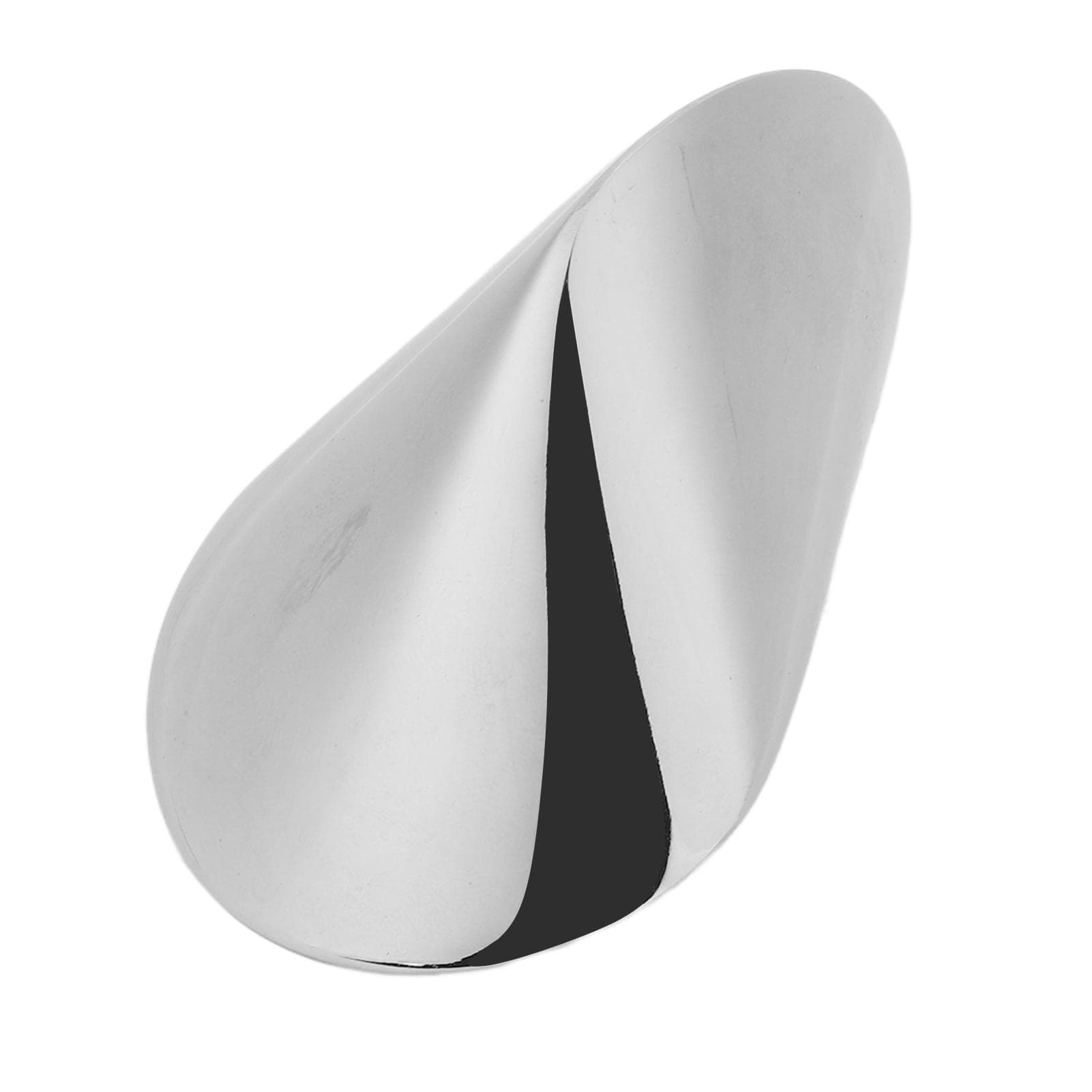 Gesundheit Edelstahlkugel Geometrisch Gebogene Handübungsball Metallischer Look Stressabbau