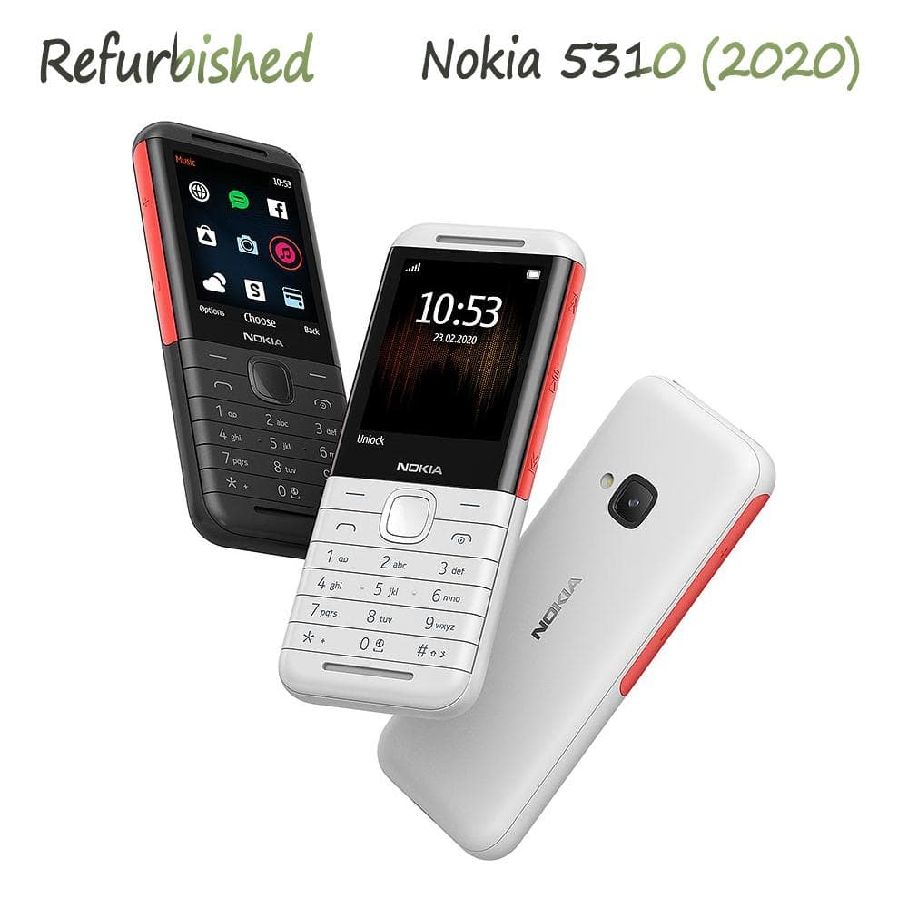Überholtes Nokia Original Nokia 5310 (2020) 2,4  Mobiltelefon mit 1 SIM weiß