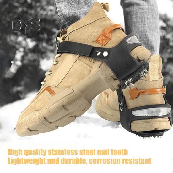 Steigeisen Eis Schnee Traktion Stollen Anti-Rutsch 5 Punkt Greifer Spikes für Walking Joggen Wandern Outdoor Winter Sport cm