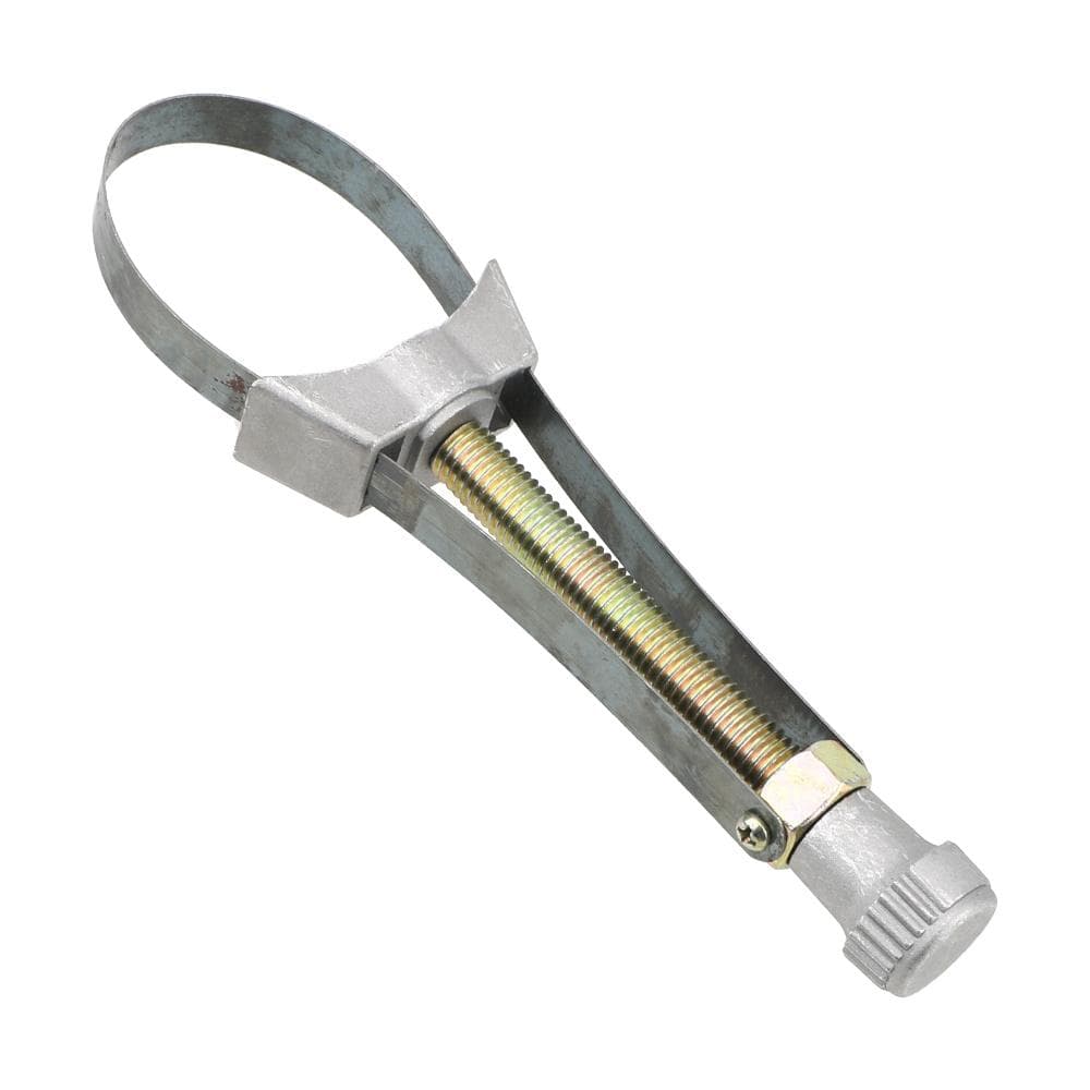 Stahlband-Ölfilterschlüssel Handwerkzeuge Auto Ölfilter Demontagewerkzeug Einstellbar 60mm Bis 120mm Durchmesser licht grau
