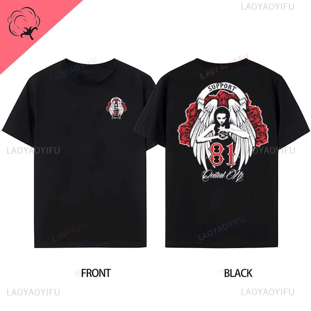 81 Nomad Hell Angel Baumwoll-T-Shirt, das meistverkaufte T-Shirt, N14 Grafik Rundhalsdruck, ein interessantes Sommer-Herren-T-Shirt cm