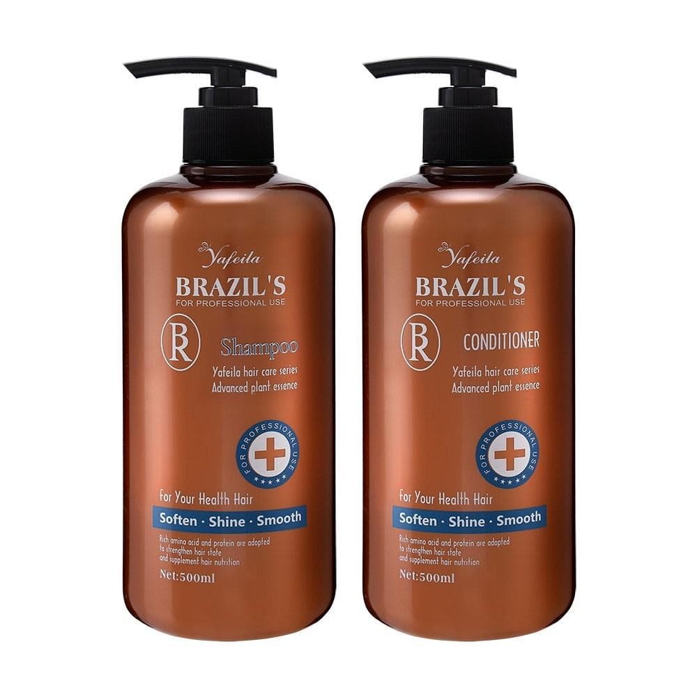 BR Calm Straight Hair Keratin Magic Straight Shampoo-Conditioner-Set, 1 Stück