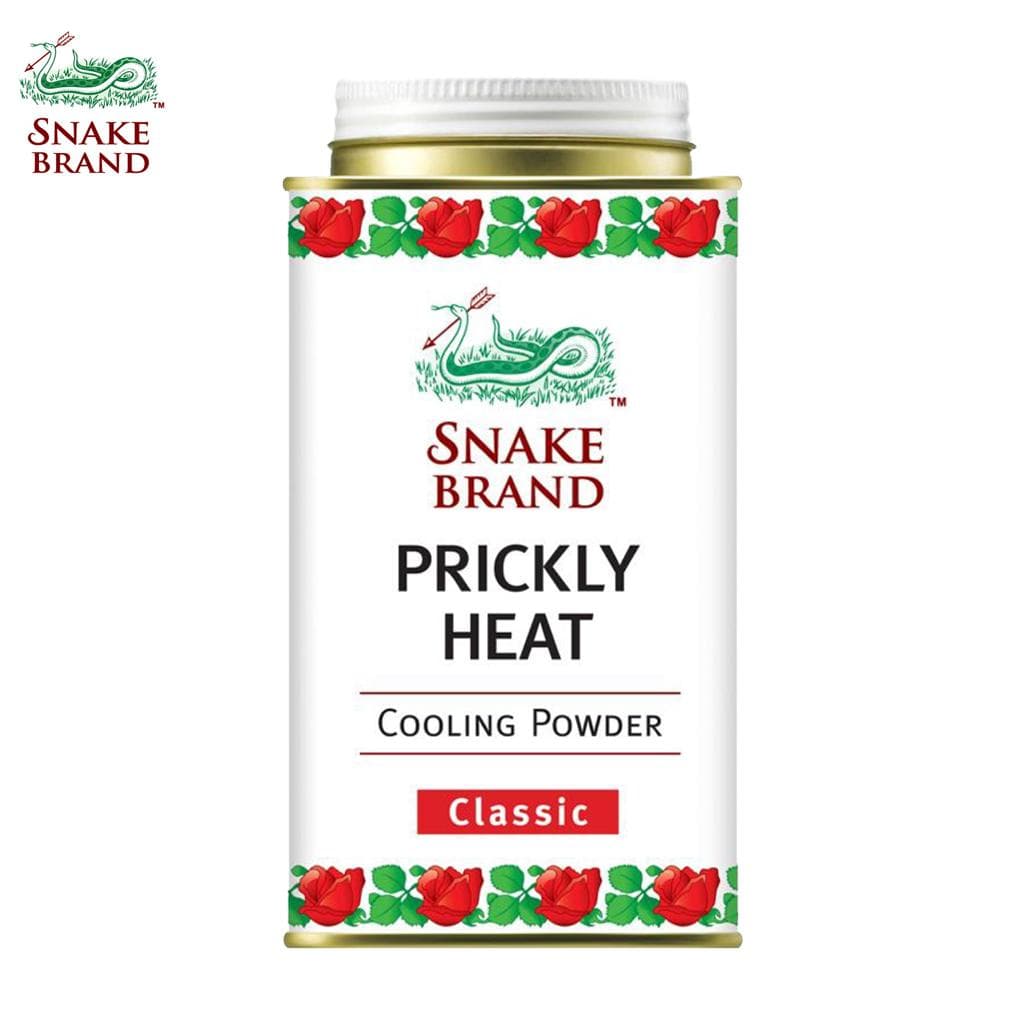 Snake Brand Prickly Heat Cooling Powder Classic 140 g / 280 g / 420 g – Thailändisch rot