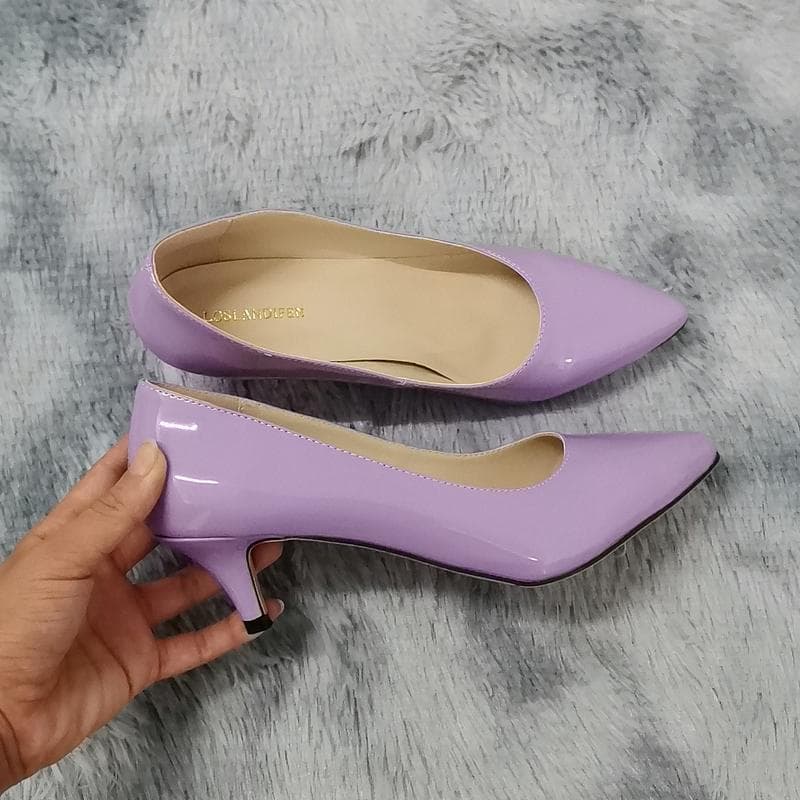Klassische sexy spitze niedrige Med Kitten Heels Damen Pumps Schuhe Frühling Markendesign Hochzeitskleid cm blau
