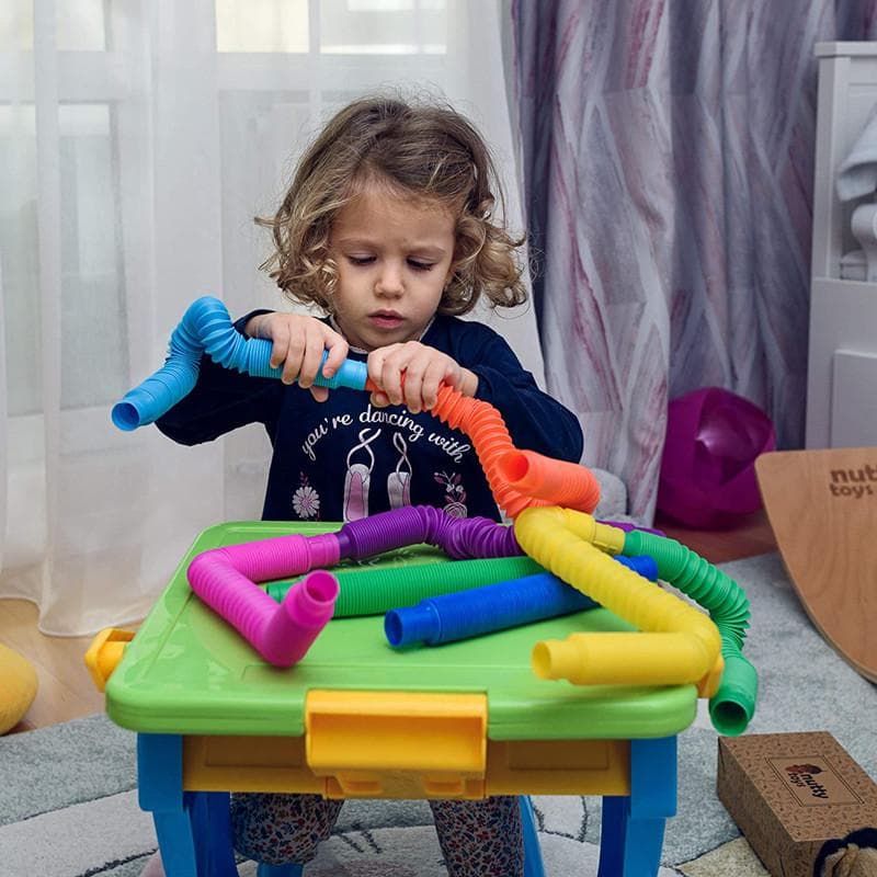 Sensorisches Spielzeug Anti-Stress Kind Autismus Für Erwachsene Kinder Zappelspielzeug Stressabbau Spielzeug Plastik Blasebalg Quetschspielzeug Pop