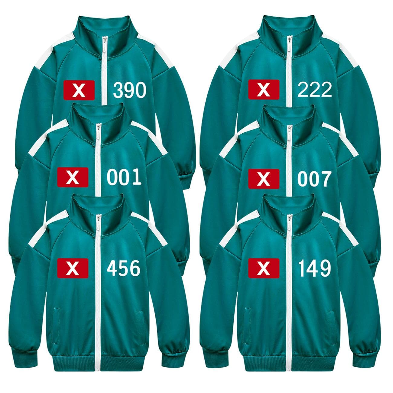 Kinder Jungen Mädchen Film Spiel Druck Lange Ärmel Reißverschluss Jacke Mantel Outfit Halloween Cosplay Kostüm cm