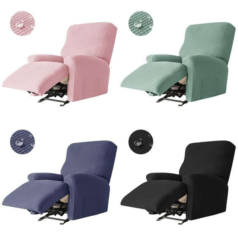 Jacquard-Liegesofabezug, Stretch-Spandex-Lazy-Boy-Sesselbezug, einfarbig, wasserabweisend, Sofabezug für Wohnzimmer