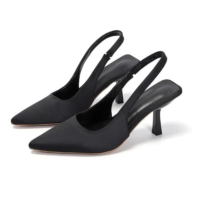 Damen Strass High Heels Damen Pumps Sandalen mit Absatz Mode Damen Stiletto Slingback Pointe Hochzeiten Braut 35-43 cm rosa