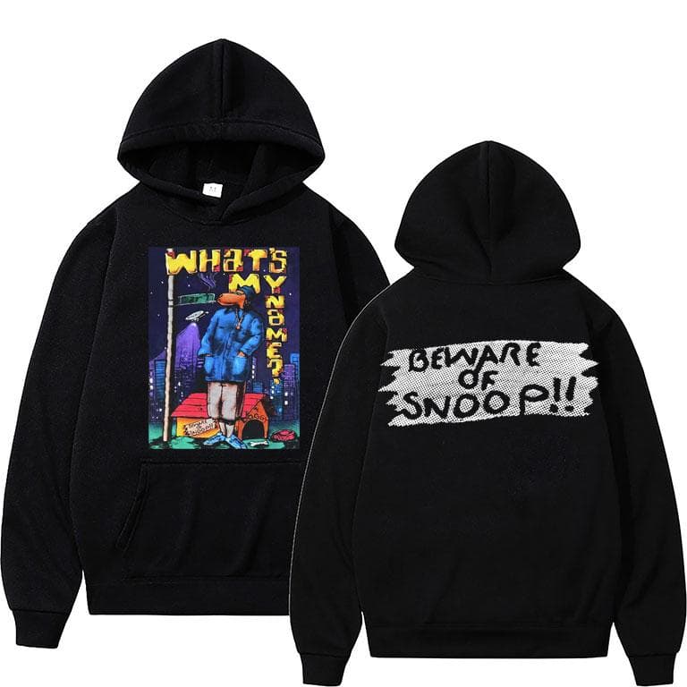 Rapper Snoop Doggy Dogg Print Hoodie Unisex Damen EU-Größe Baumwoll-Sweatshirt Unisex Hip Hop Trend Sweatshirts Mantel Unisex Fashion Hoodies cm