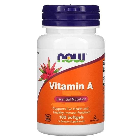 Now Foods, Vitamin A, 100 Kapseln