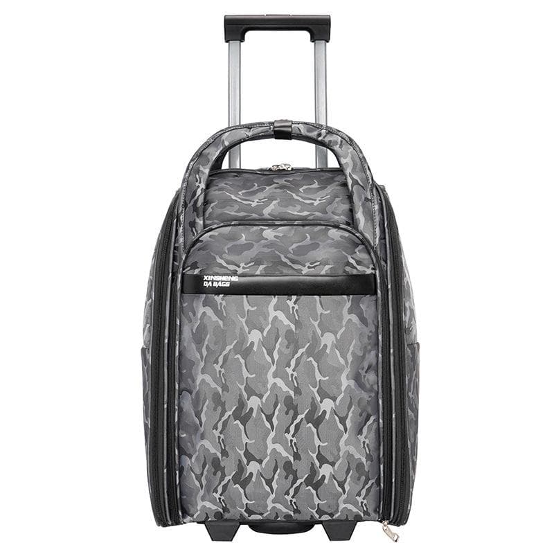 Modische Reisetasche mit großer Kapazität, wasserdichte Zugstangentasche, tragbare Kurzstrecken-Reisetasche grün