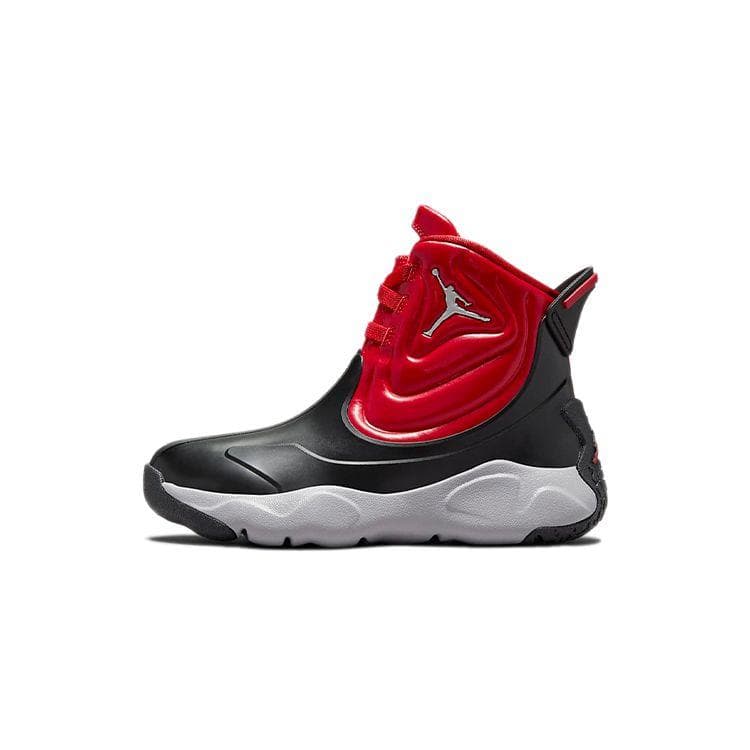 Bottes de Pluie Air Jordan Drip 23 PS Bred Chaussures de Sport pour Enfants Noir Ciment-Gris Gym-Rouge CT5798-006 cm