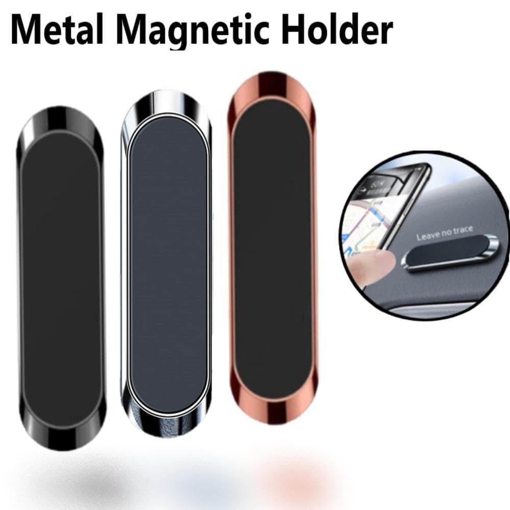 Magnetischer Handyhalter Auto starker Magnethalter passend für Smartphones Xiaomi iPhone Samsung Huawei OnePlus silber