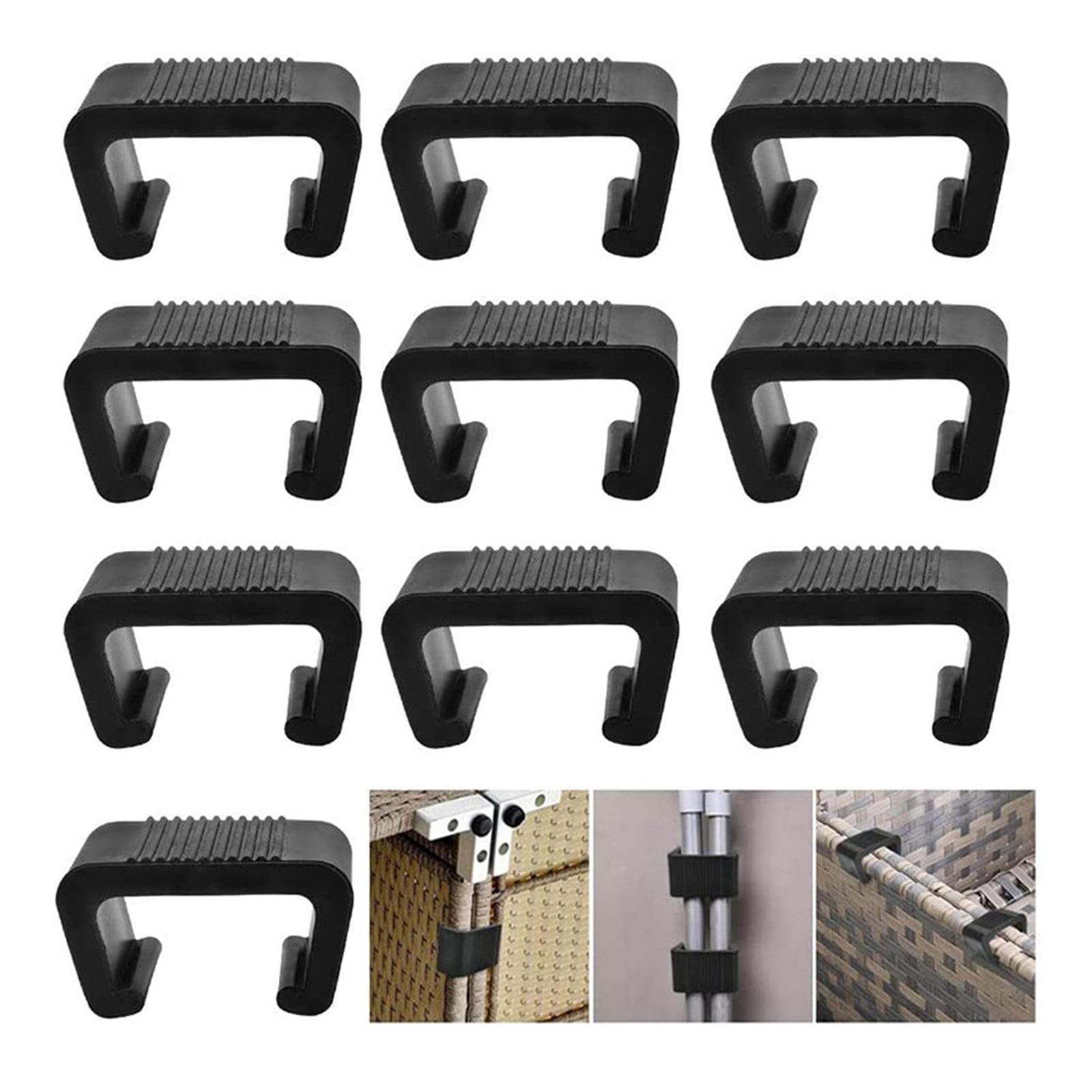 Verbesserte Outdoor-Möbelclips Terrassensofa-Clips Sektionales Sofa Möbel Stuhlclips Rattanmöbelklemmen Weide
