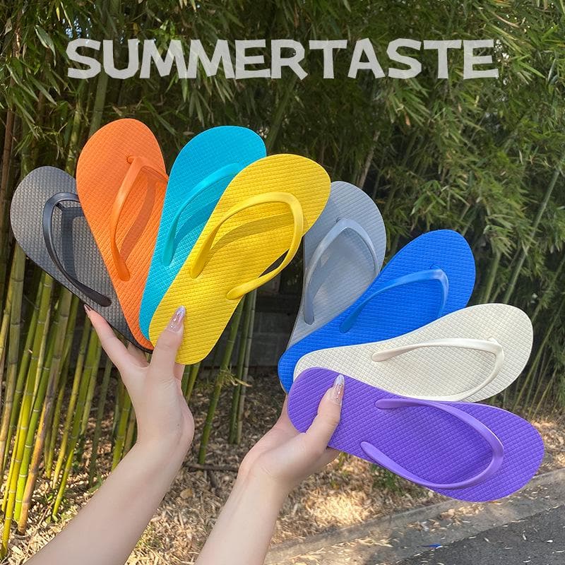 Rutschfeste Flip-Flops mit weicher Sohle für Damen für den Urlaub am Meer – lässiger Jelly-Stil cm