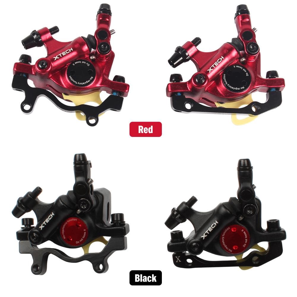 Fahrrad hydraulische Scheibenbremse vorne hinten Bremssättel Radfahren MTB Klappfahrrad schwarz