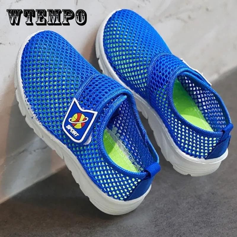 WTEMPO Kinder Frühling Sommer Weiche Sohle Sportschuhe Jungen und Mädchen Anti-rutsch Casual Atmungsaktive Mesh Flache Schuhe cm