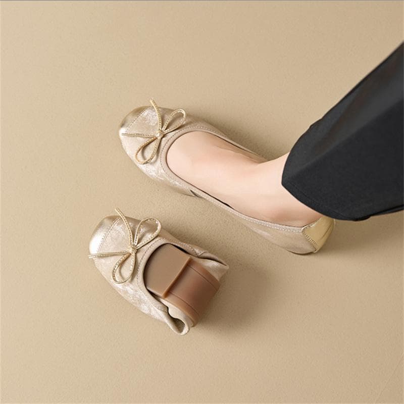 Damen Ballerinas Echtschuhe Frühling Weich Lässig Bequem Ballerina Flach Damen Flache Slipper Damen Slipper cm