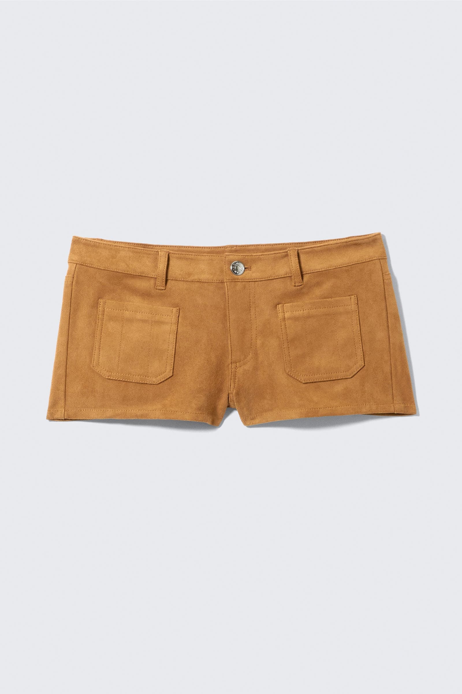 Faux Suede Mini Shorts