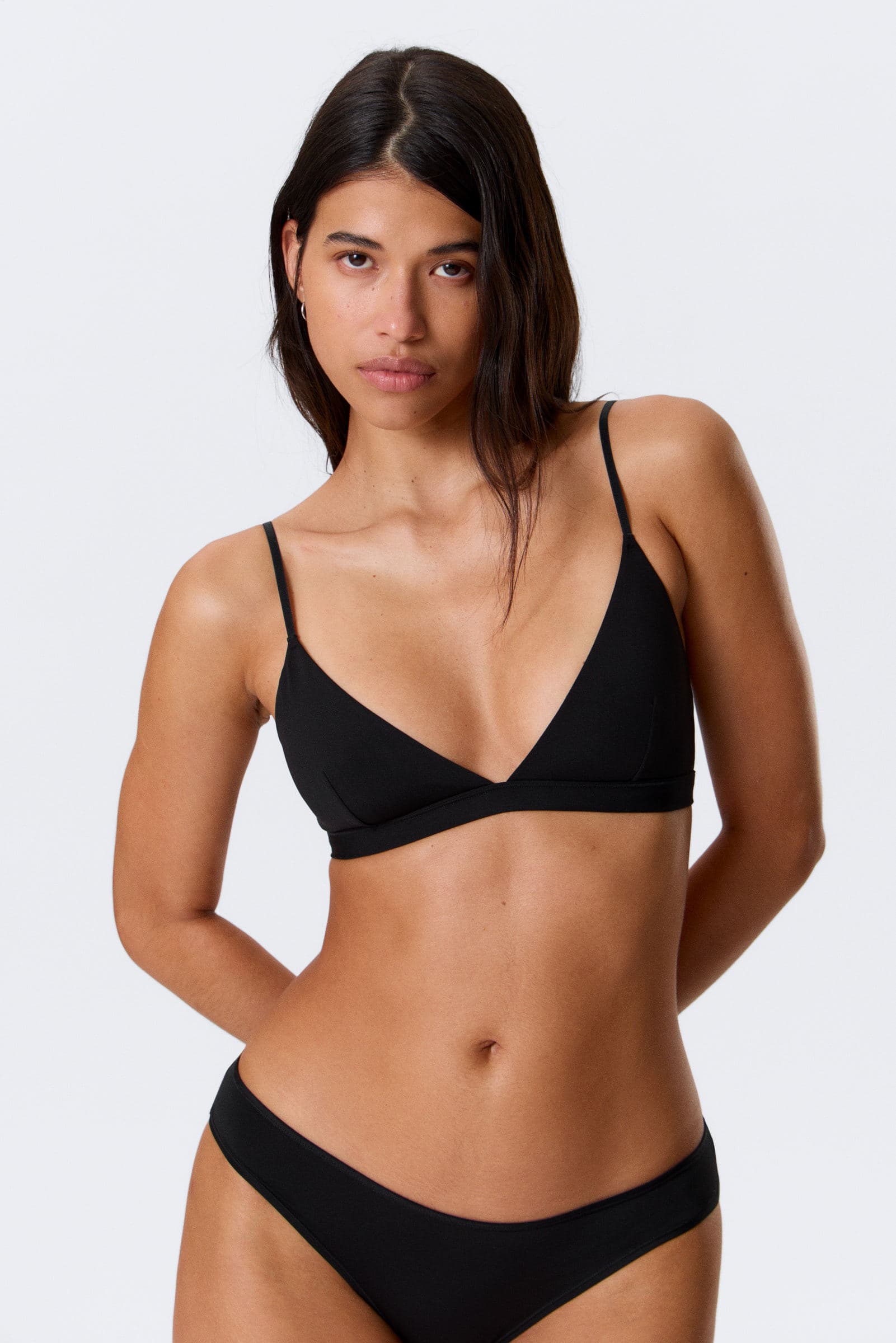 Soft Micro V-neck Triangle Bra