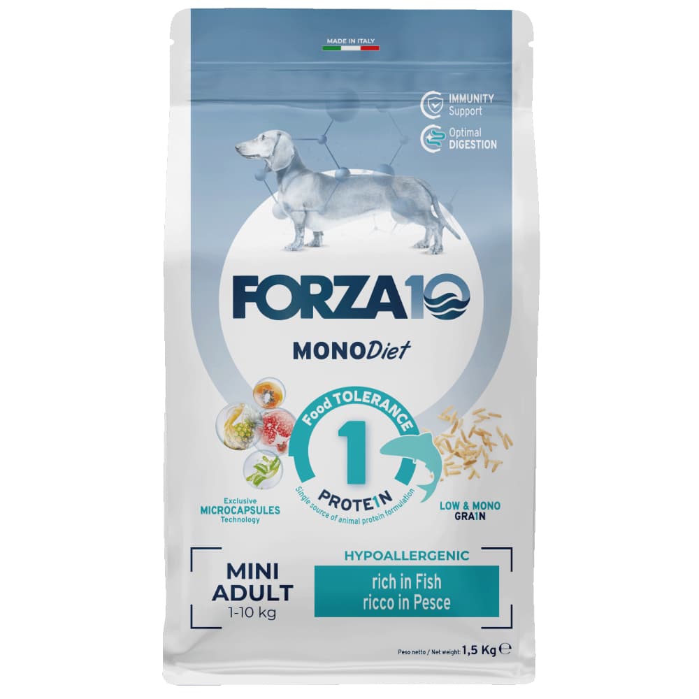 Sparpaket: Grossgebinde Forza 10 Hundefutter - Mini Diet mit Fisch (2 x 1,5 kg)