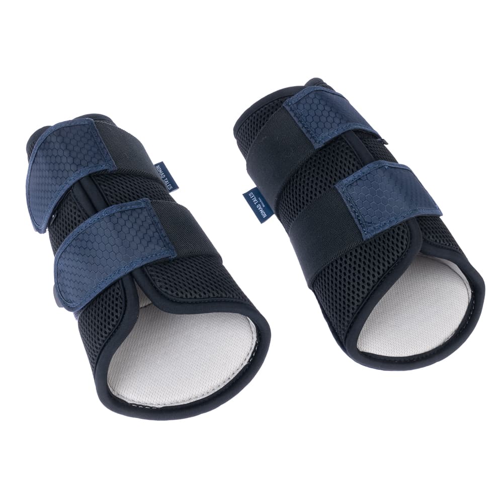 Nomad Tales Set Gamaschen & Hufglocken aus Elastan - 2 Gamaschen, Grösse M