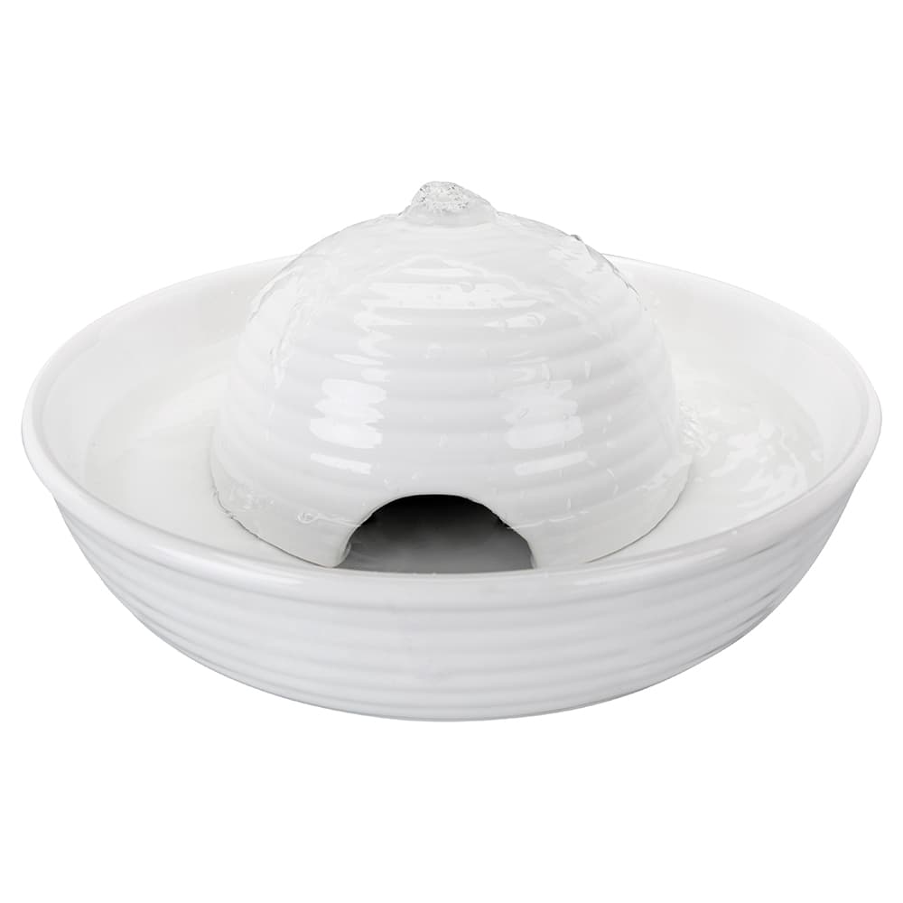 Trixie Keramik Trinkbrunnen Vital Flow - Trinkbrunnen Vital Flow Mini 800 ml, weiss