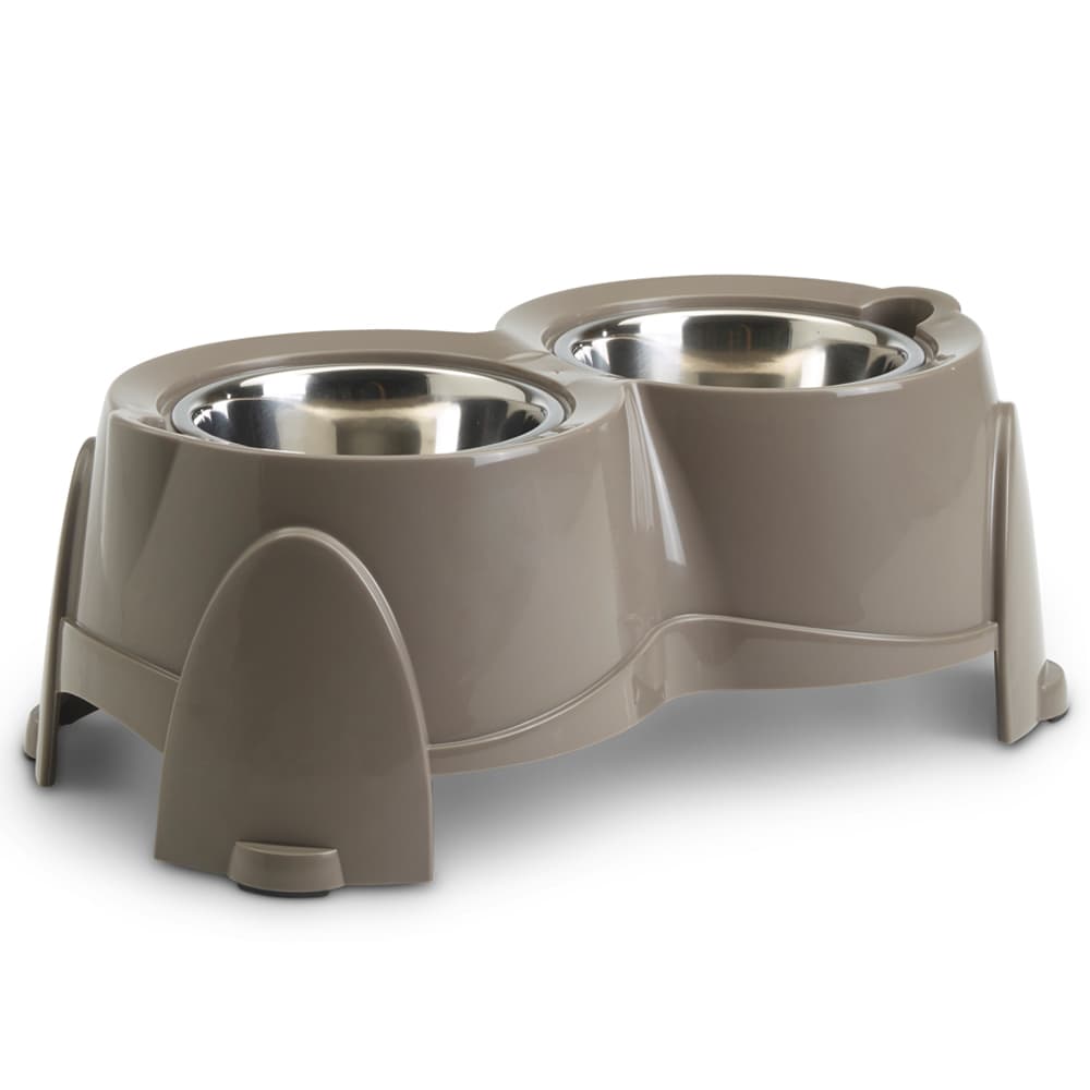 Savic Ergo Feeder Hundebar - 2 x 0,85 l, Ø 15,5 cm, Höhe 18,5 cm