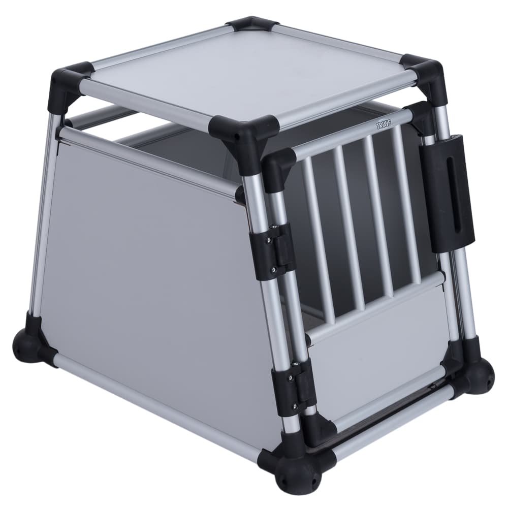 Trixie Transportbox Aluminium - Grösse M: B 55 x T 78 x H 62 cm