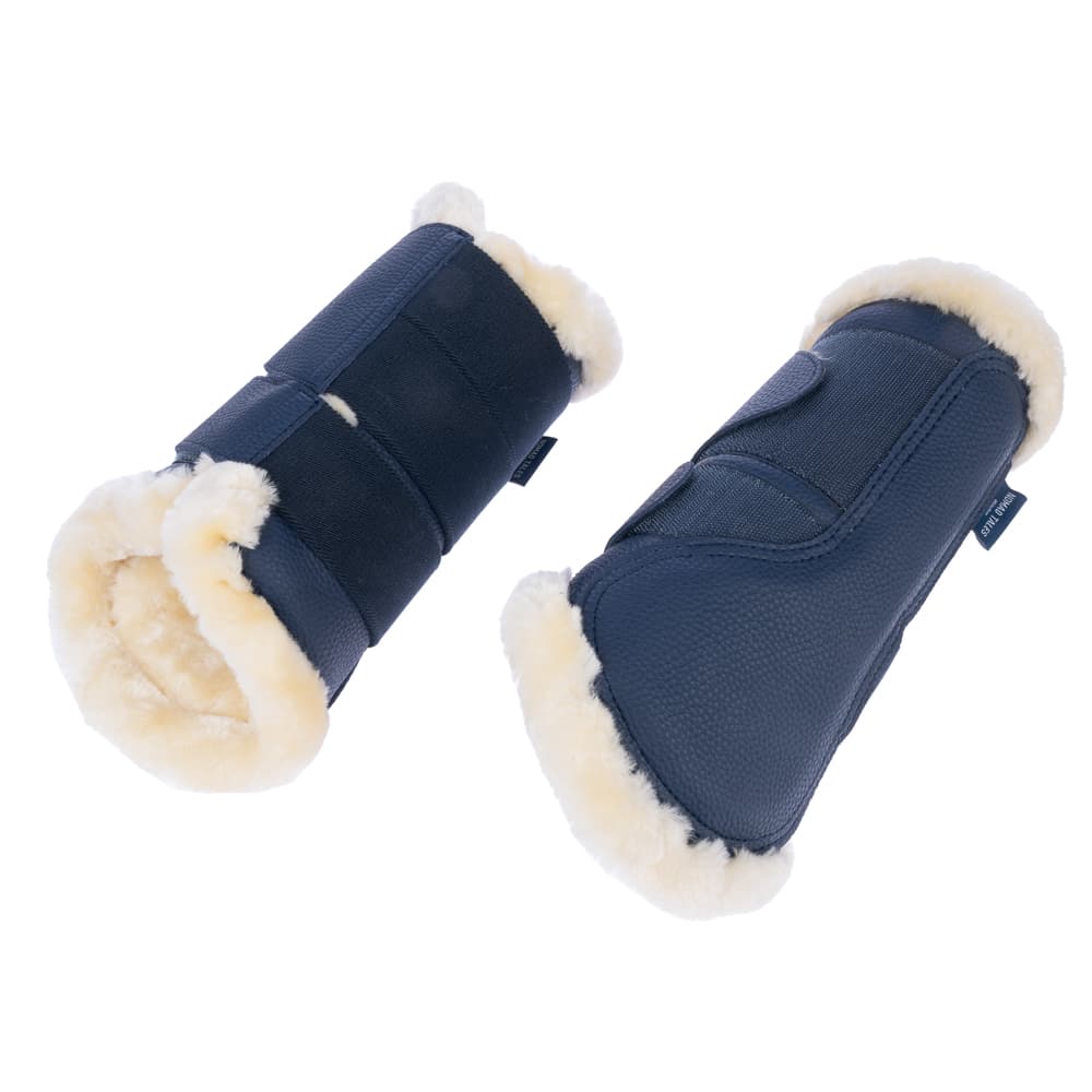 Nomad Tales Set Dressurgamaschen & Hufglocken, marineblau - 2 Dressurgamaschen, Grösse M