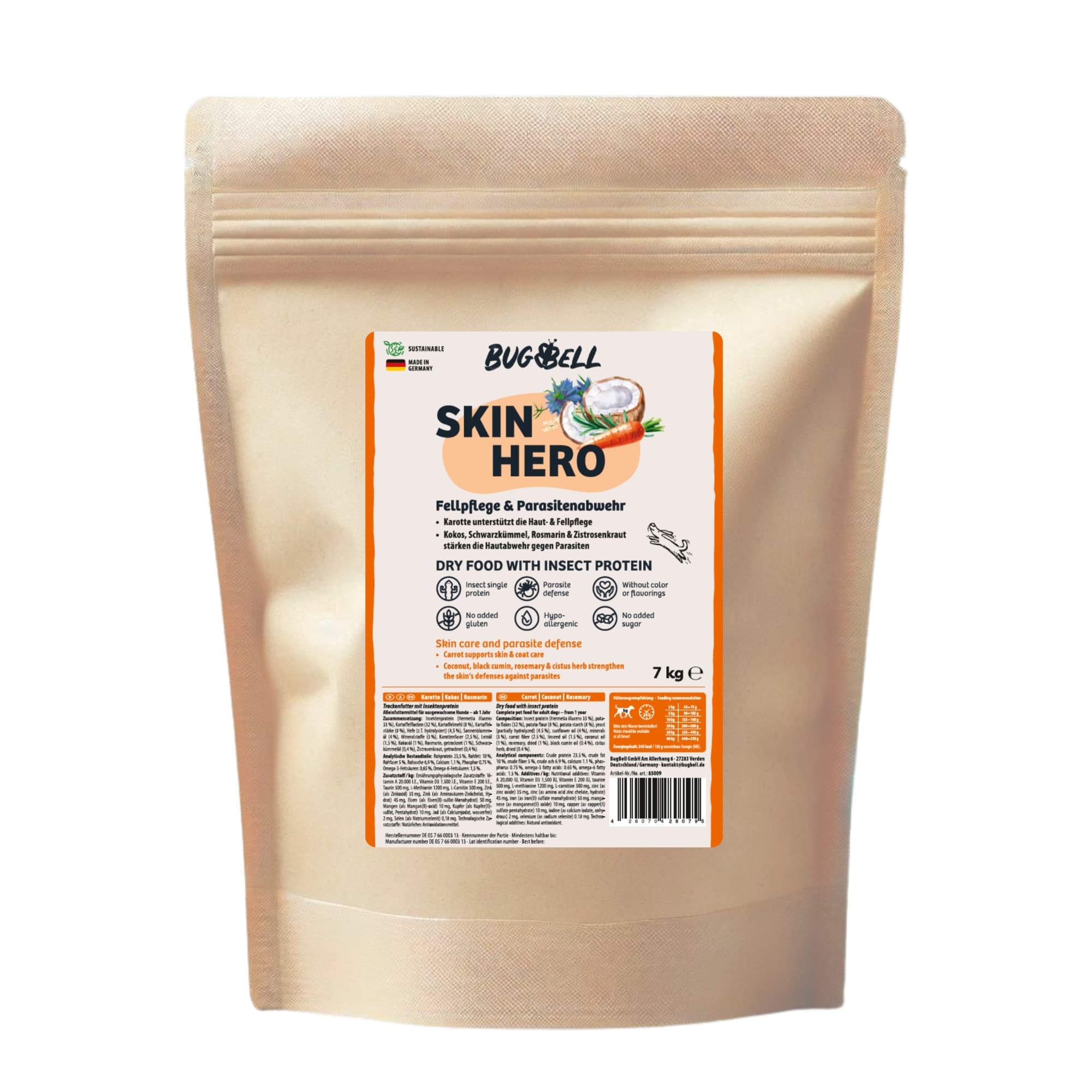 BugBell Skin Hero - 7 kg