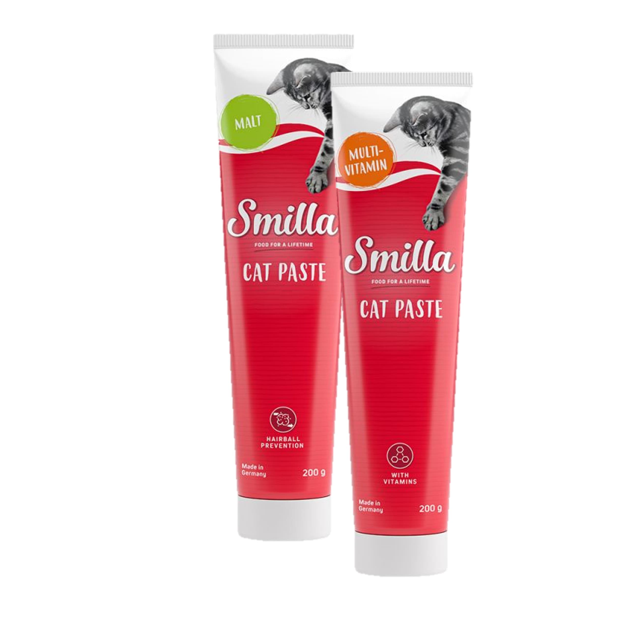 Snackmix: Smilla Multi-Vitamin & Malt Katzenpaste - 2 x 200 g