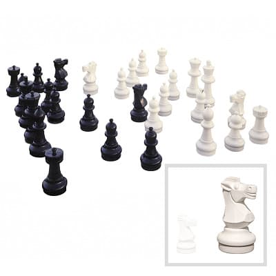 Rolly Toys Bodenschachfigur, Standfläche ø 22,5 cm. H (König): 64 cm