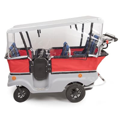 Winther Regenverdeck "E-Turtle", Für Kinderbus E-Turtle 4-Sitzer