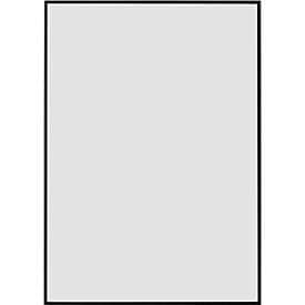 moedel Wandschild Madrid, DIN A4, Hochformat, eloxiert, Klebe- oder Schraubmontage, B 212,5 x H 299,5 mm, mit Einleger, schwarz