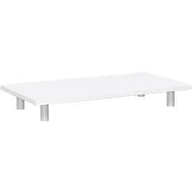 Aufsatzplatte PALENQUE, für Schrank B 800 mm, B 800 x T 400 x H 105 mm, weiss