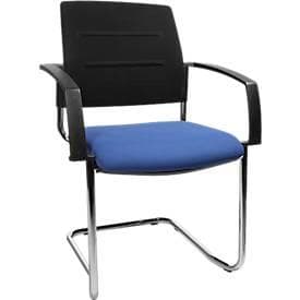 Schäfer Shop Select Freischwinger SSI Proline Visit S2, blau/schwarz