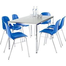 6 Stühle BETA, blau