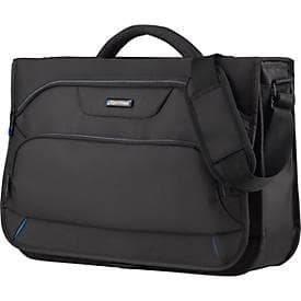 LIGHTPAK Messengerbag Solar, mit Tragegriff, mit Laptopfach, Polyester, schwarz