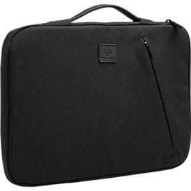 Laptophülle Exacompta Business, für Laptops 13-14'', gepolstert, Griff & Reissverschlussfach, B 370 x T 25 x H 280 mm, Post-Consumer-Polyester,