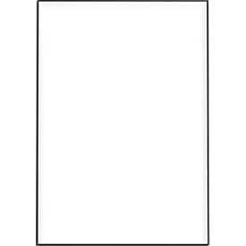 moedel MADRID Black Line Wegweiser, DIN A4, Aluminiumrahmen, eloxiert, Schiebeführung, Schraub/Klebemontage, B 297 x H 230 mm, schwarz
