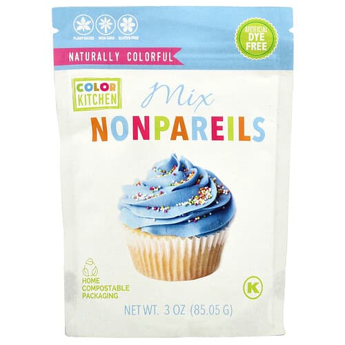 ColorKitchen, Mix Nonpareils Sprinkles, 3 oz (85.05 g)