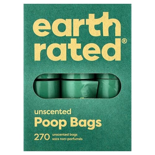 Earth Rated, Dog Poop Bags, Unscented, 270 Bags